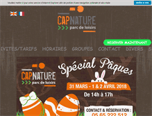 Tablet Screenshot of capnature.eu